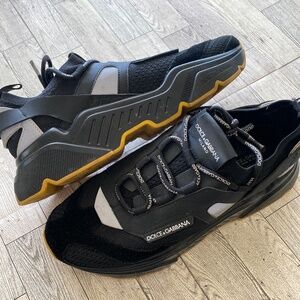 Dolce & Gabbana  Black Daymaster Low Top Mens Sneaker